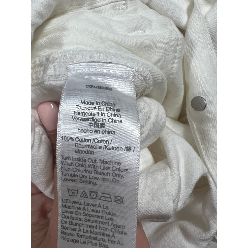 Madewell White Sleeveless Carpenter Jumpsuit Cotton Utility Boilersuit XS - Picture 6 of 10